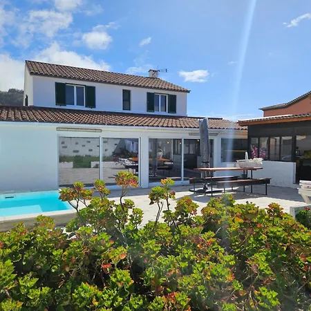 Casa Da Uva-Mosteiros Vineyards House-Heated Swimming-Pool